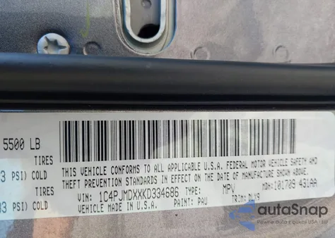 2019 Jeep Cherokee Limited 4X4 from USA, damaged, VIN 1C4PJMDXXKD334686